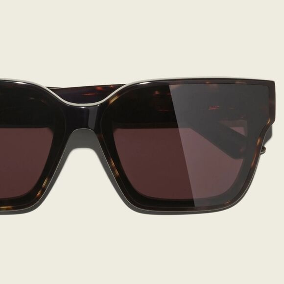 Quay Australia Drive In Square Sunglasses- Dark Tort Frame / Brown Lens main image 16
